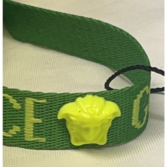 Versace Goddess Medusa Ribbon Bracelet GREEN - Picture 3 of 11